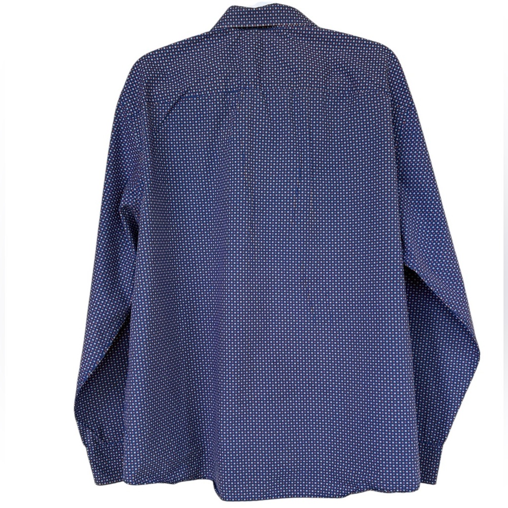 UNTUCKit Pattern Button Down Long Sleeve Shirt Si… - image 4